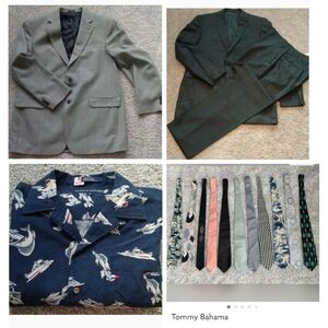 Men's Business Bundle Ties, Suits & Shirt, Set Of 15